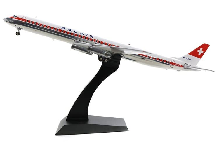 1/200 航空機モデル スタンド付き Amazon | INFLIGHT 200 1/200 完成品 BALAIR DC-8-63 HB-IDZ
